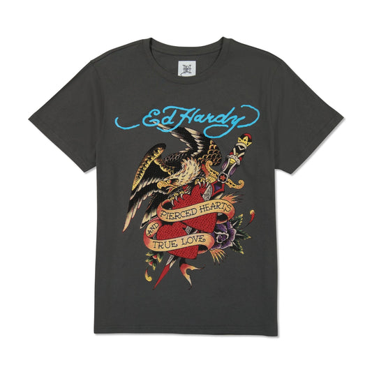 Rhinestone Eagle Dagger Charcoal | Ed Hardy