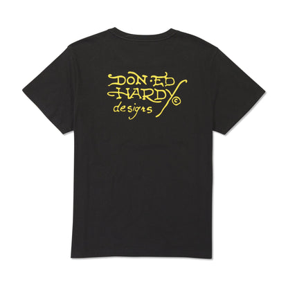 Rhinestone Fire Bird Faded Black | Ed Hardy