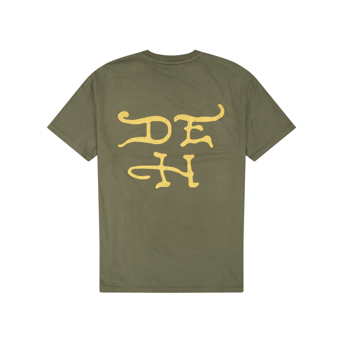 Skull Aces Boxy Tee ARMY GREEN | Ed Hardy