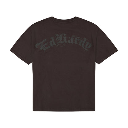 DBD Skull Boxy Tee VTG BLACK | Ed Hardy