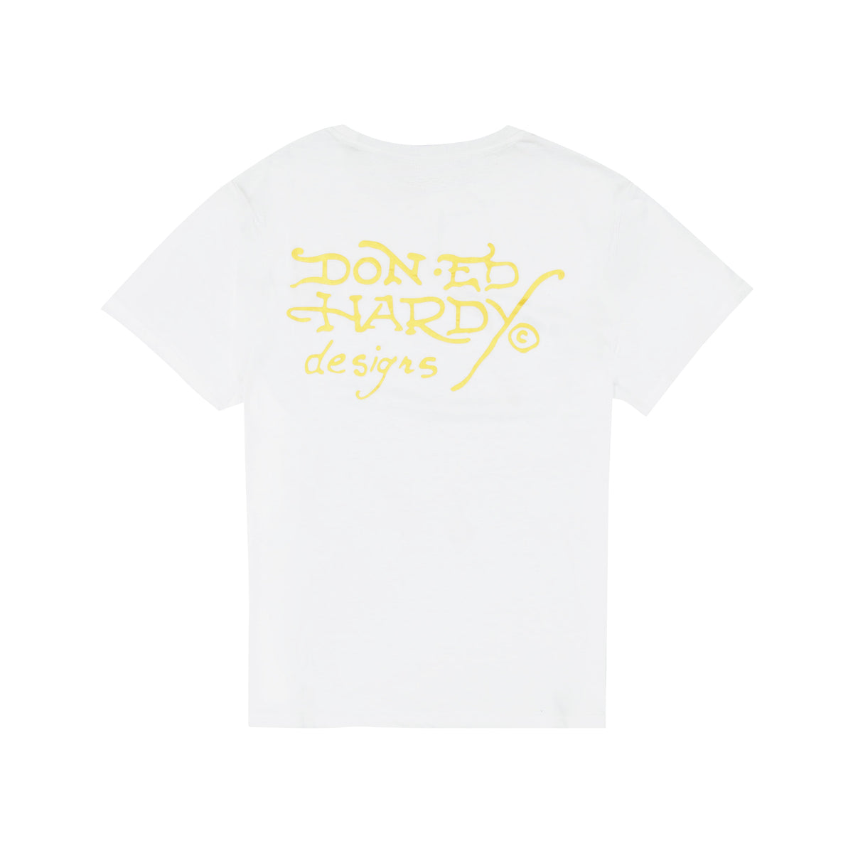 Crouching Panther Mens SS Tee WHITE | Ed Hardy