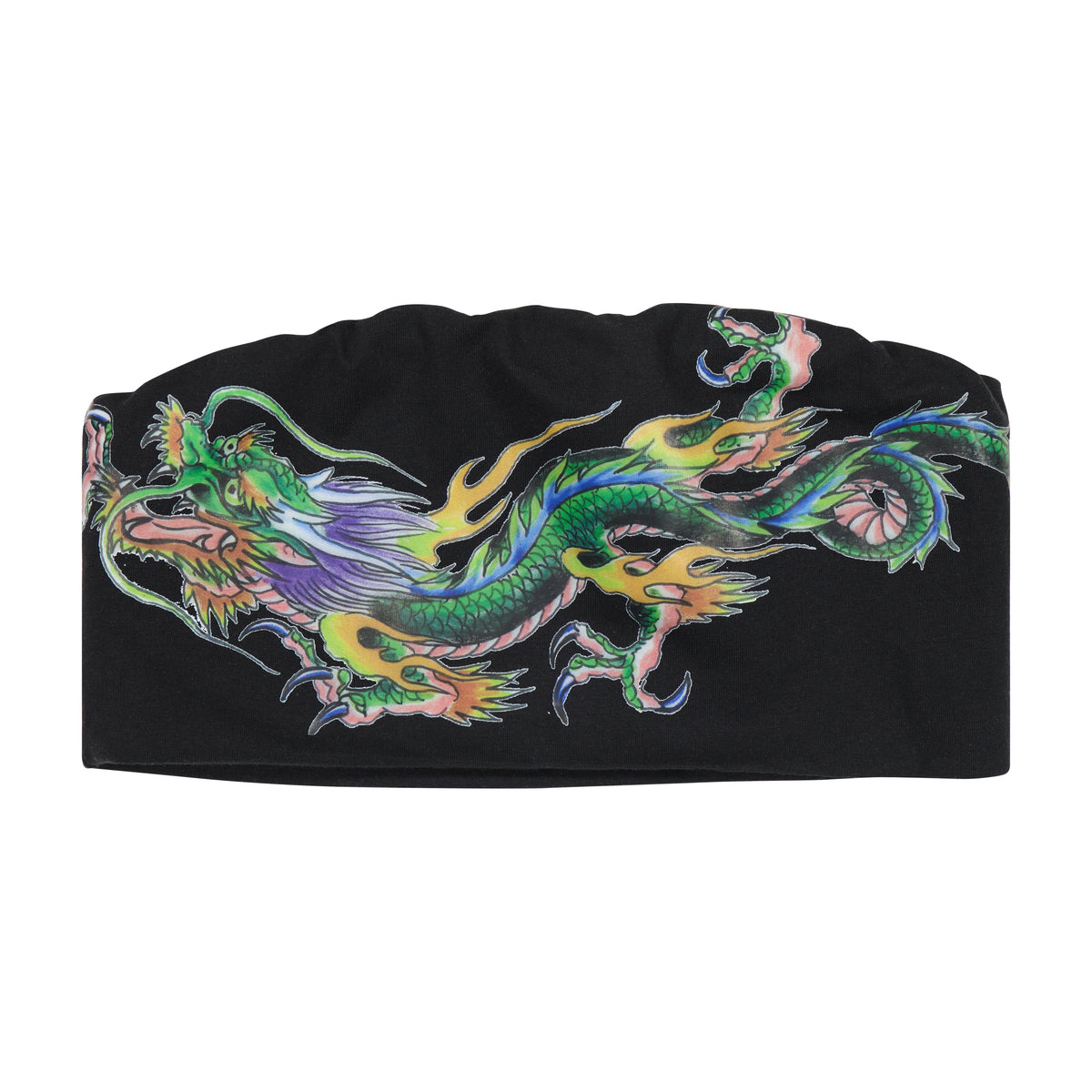 Dragon Crop Tube Top BLACK | Ed Hardy