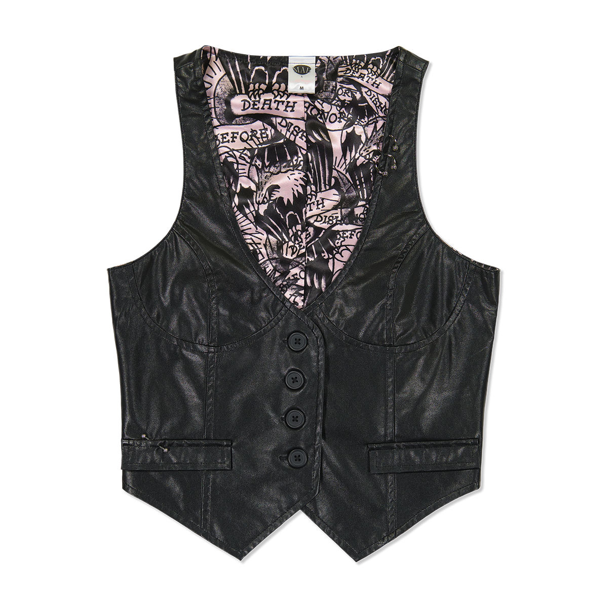 Punkette Vest BLACK | Ed Hardy