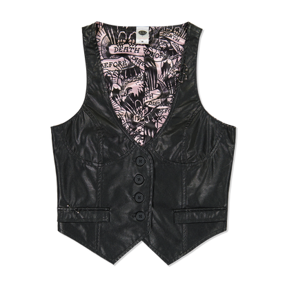 Punkette Vest BLACK | Ed Hardy