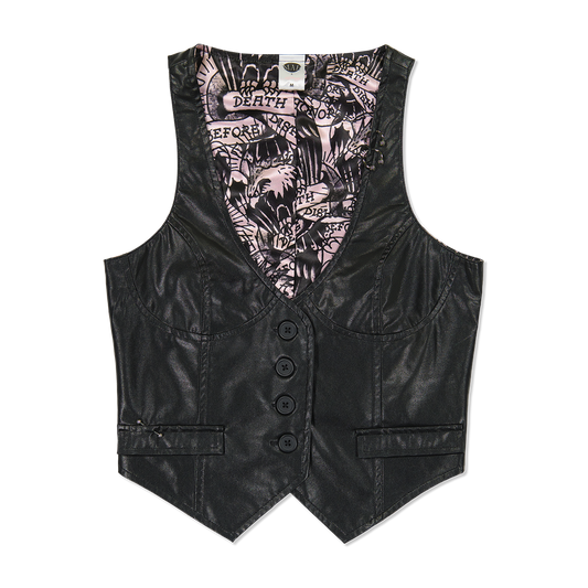 Punkette Vest BLACK | Ed Hardy