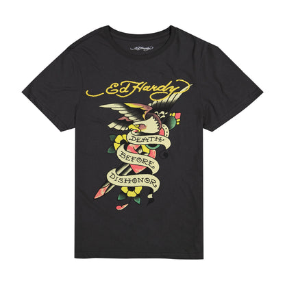 DBD Eagle Mens SS Tee CHARCOAL | Ed Hardy