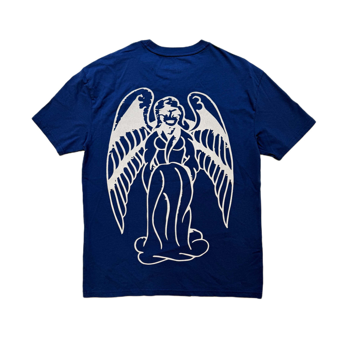 Cross Heart Boxy Tee POP BLUE | Ed Hardy