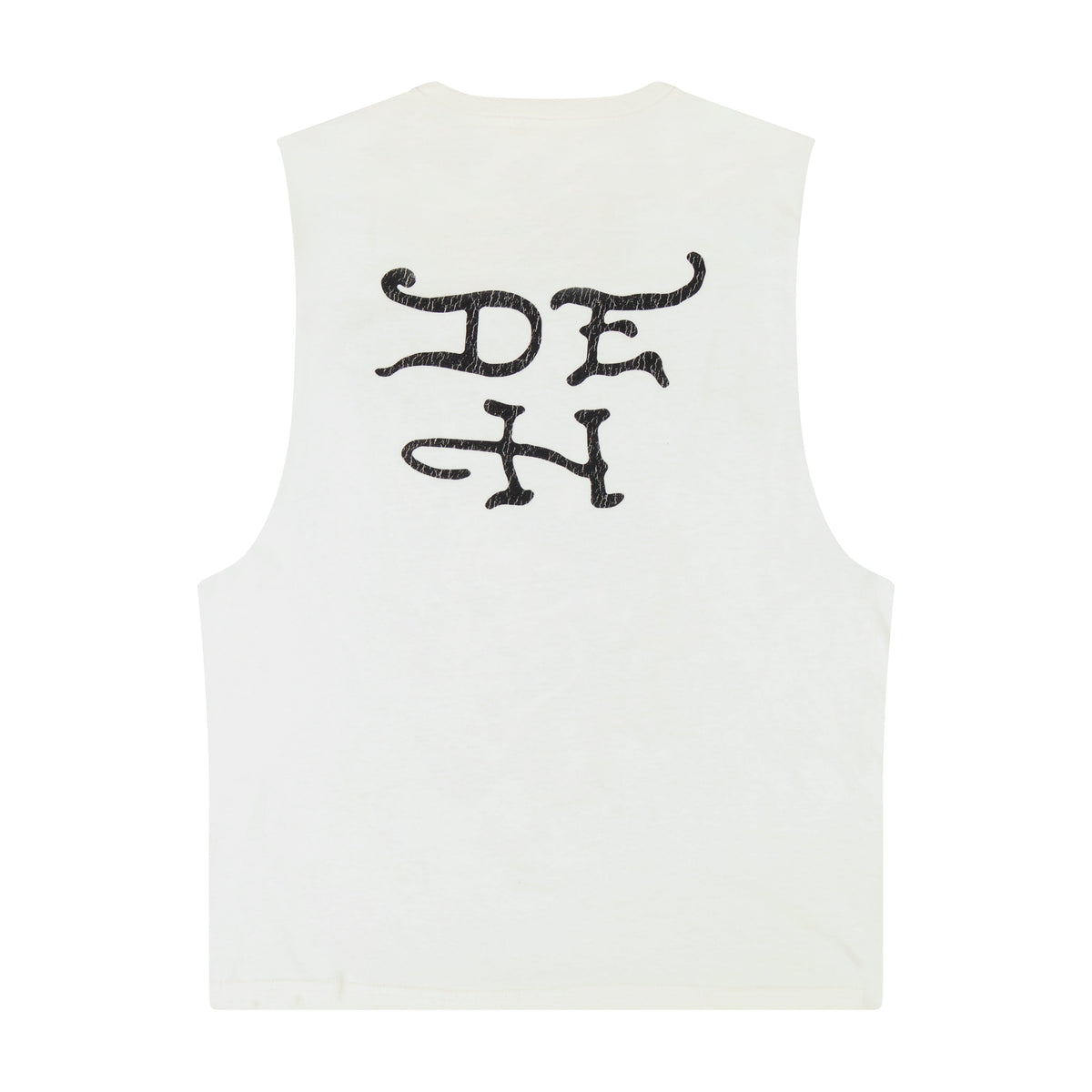 Demon Mens Cut Off Tee VTG IVORY | Ed Hardy