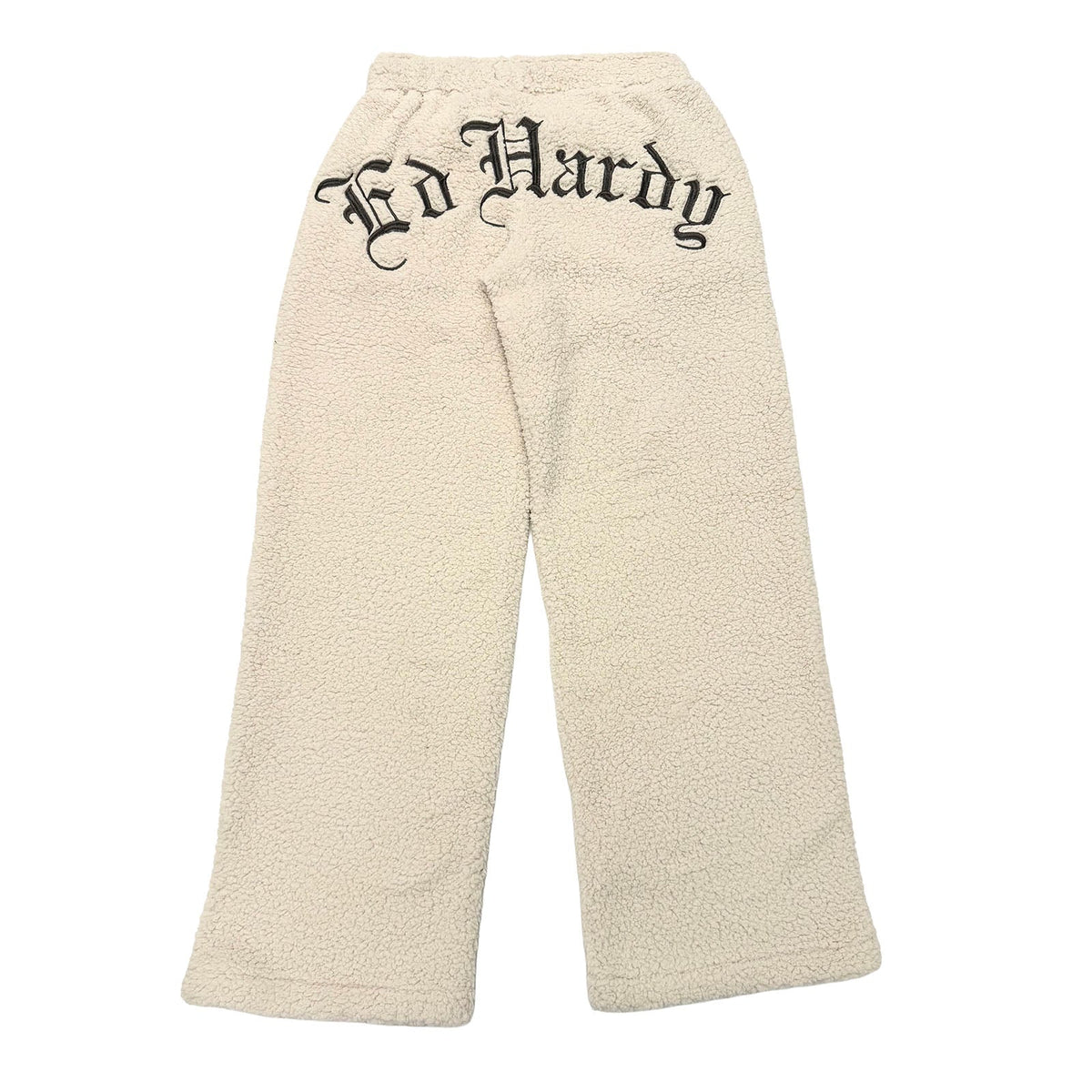 Tiger Sherpa Pants IVORY | Ed Hardy