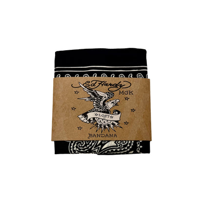 Eagle Snake Cotton Bandana - Black BLACK | Ed Hardy