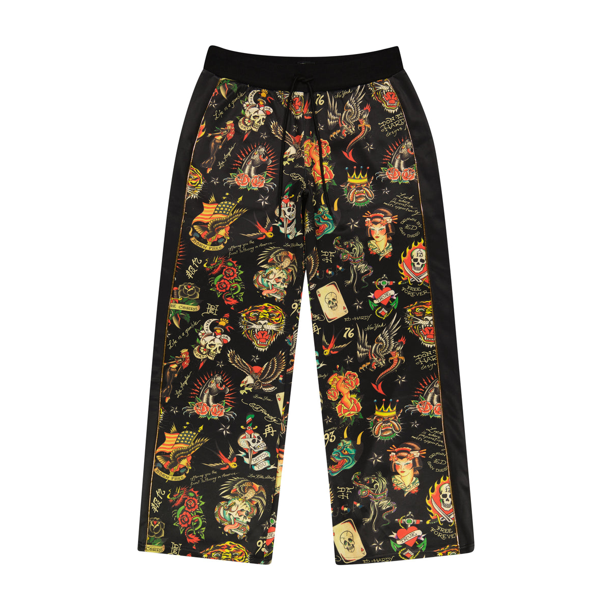 Women's Flashboard Black Track Pant BLACK | Ed Hardy
